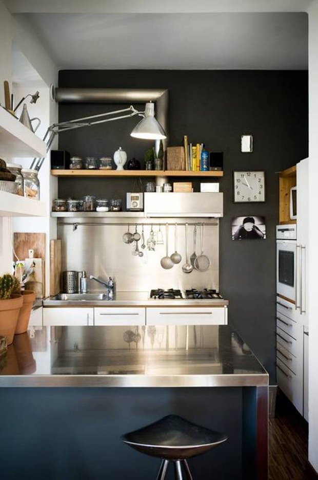 Фотография: Кухня и столовая в стиле Лофт, Декор интерьера, DIY, Квартира, Аксессуары, Декор, Мебель и свет, Советы, Переделка, Ремонт на практике – фото на INMYROOM