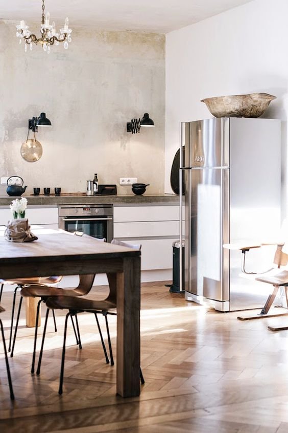 Фотография: Кухня и столовая в стиле Скандинавский, Малогабаритная квартира – фото на INMYROOM