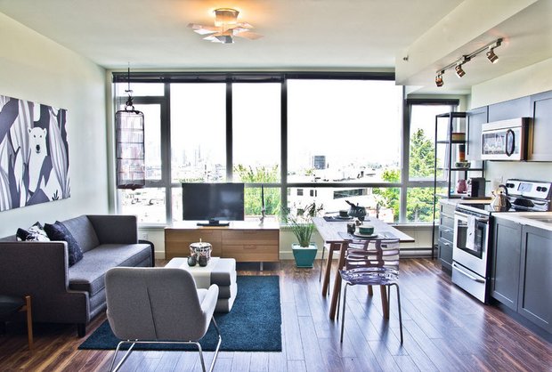 Фотография: Гостиная в стиле Скандинавский,  – фото на INMYROOM