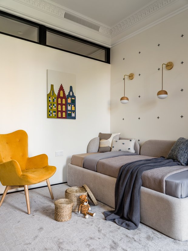 Фотография: Детская в стиле Современный, Квартира, Проект дня, Сталинка, 3 комнаты, 60-90 метров, Екатерина Любимкина – фото на INMYROOM