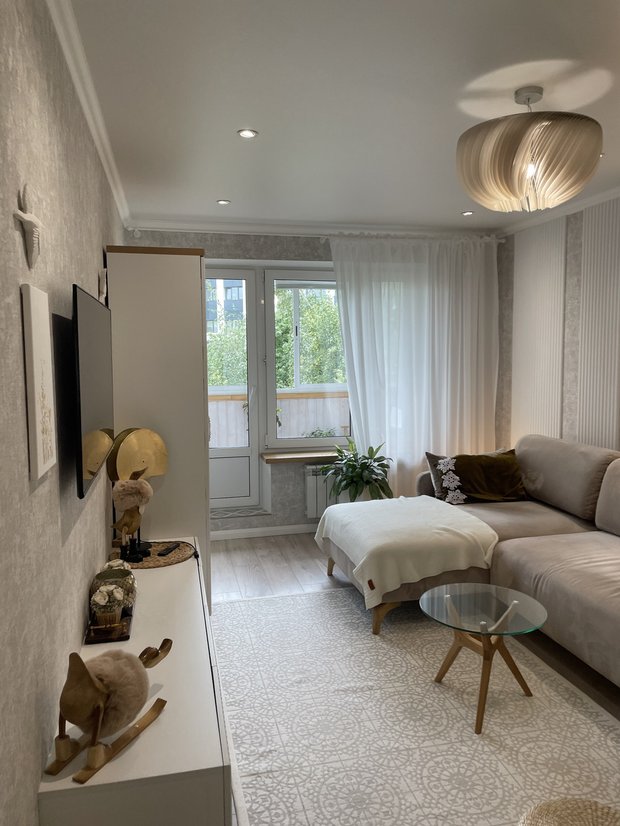 Фото: в стиле, Квартира, Проект дня, Панельный дом, 3 комнаты, 40-60 метров, 1-515/9м – фото на INMYROOM