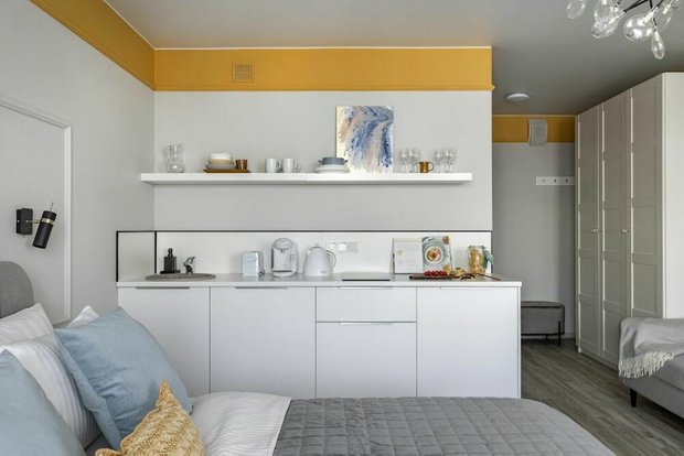 Фотография:  в стиле , Студия, Проект недели, до 40 метров – фото на INMYROOM