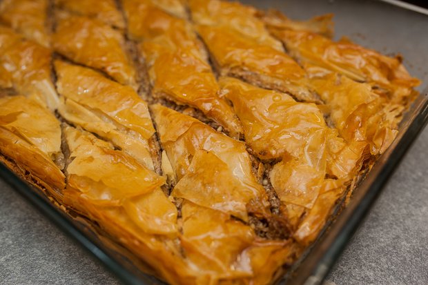 Фотография:  в стиле , Десерт, Выпекание, Выпечка, Греческая кухня, Кулинарные рецепты, 2 часа – фото на INMYROOM
