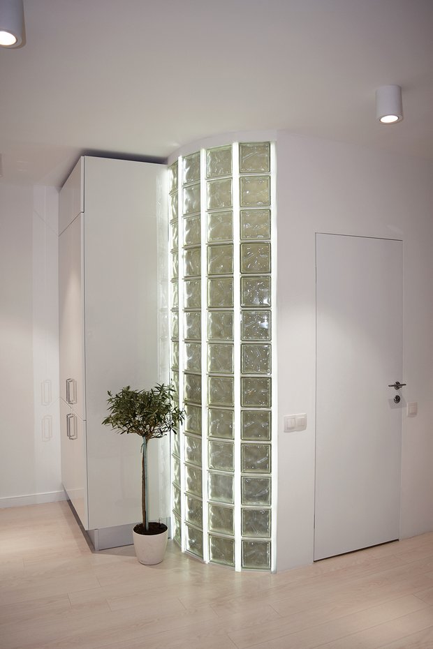 Фотография: Прихожая в стиле Современный, Эклектика, Квартира, Проект недели, Москва, Наталия Ливенцова, 2 комнаты, 40-60 метров, Монолитно-кирпичный – фото на INMYROOM