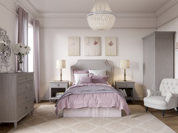 Фотография: Спальня в стиле Классический, Квартира, Проект недели, Санкт-Петербург, Монолитный дом, 4 и больше, Более 90 метров, Студия Александра Акименкова, ЖК Brilliant House – фото на INMYROOM