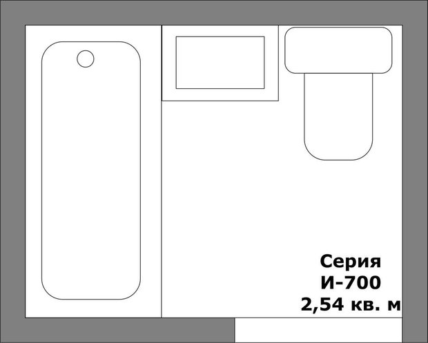 Фотография: Планировки в стиле , Ванная, Перепланировка, И-155МК, Анастасия Киселева, Максим Джураев, И-700, II-29 – фото на INMYROOM