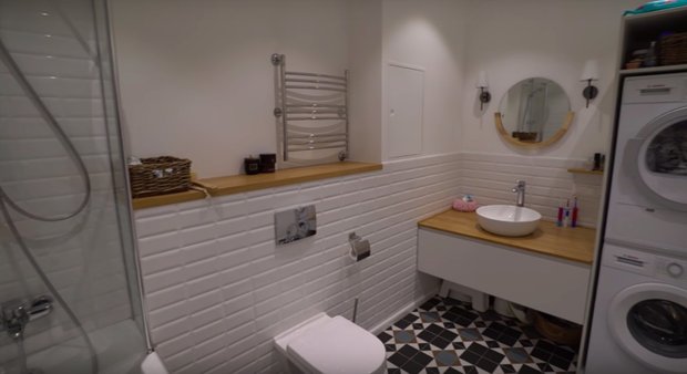 Фотография: Ванная в стиле Скандинавский, Кухня и столовая, Детская, Спальня, Гардеробная, Ремонт на практике, 3 комнаты – фото на INMYROOM