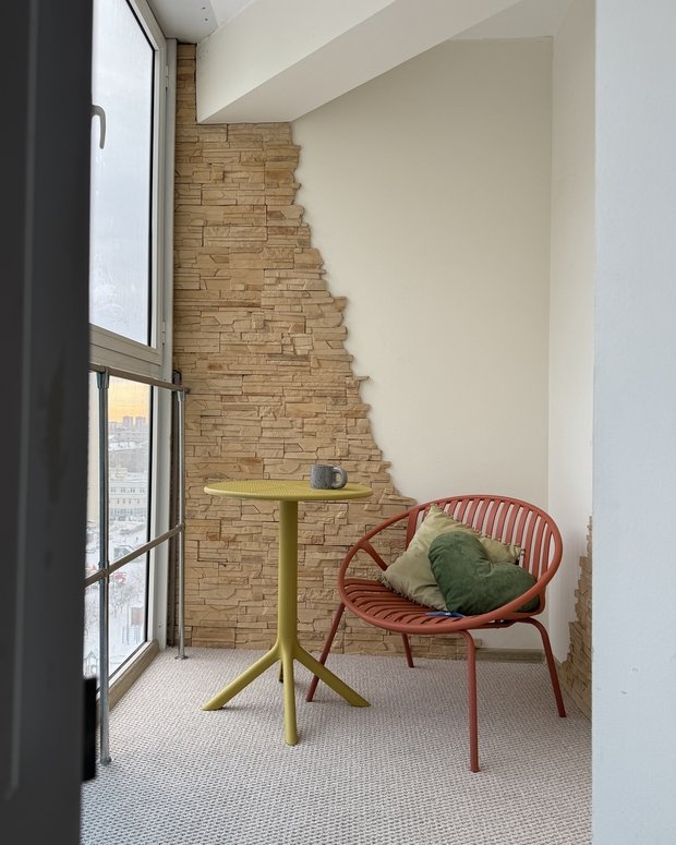 Фотография:  в стиле , Квартира, Проект дня, Екатеринбург, Монолитный дом, 1 комната, 40-60 метров, Кристина Салангина, Анастасия Гавриленко – фото на INMYROOM