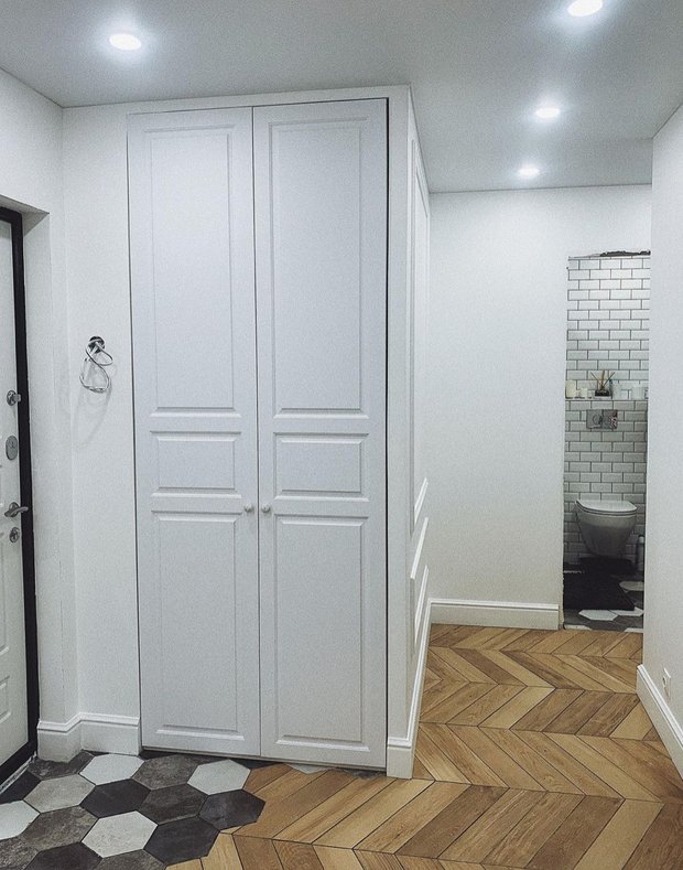 Фотография:  в стиле , Ремонт на практике, Панельный дом – фото на INMYROOM