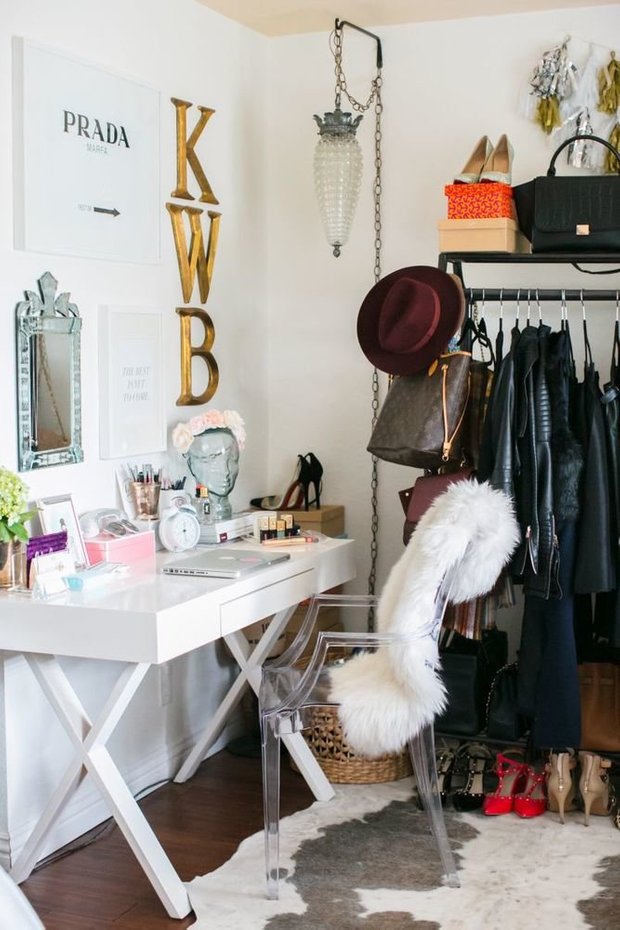 Фотография: Спальня в стиле Скандинавский, Гардеробная, Советы – фото на INMYROOM