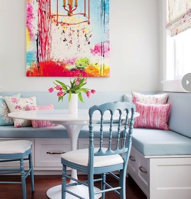 Фотография: Кухня и столовая в стиле Прованс и Кантри, Интерьер комнат, Обеденная зона – фото на INMYROOM