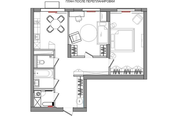 Фотография:  в стиле , Прихожая, Переделка – фото на INMYROOM