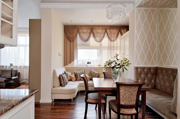 Фотография:  в стиле , Кухня и столовая, Гостиная, Советы – фото на INMYROOM