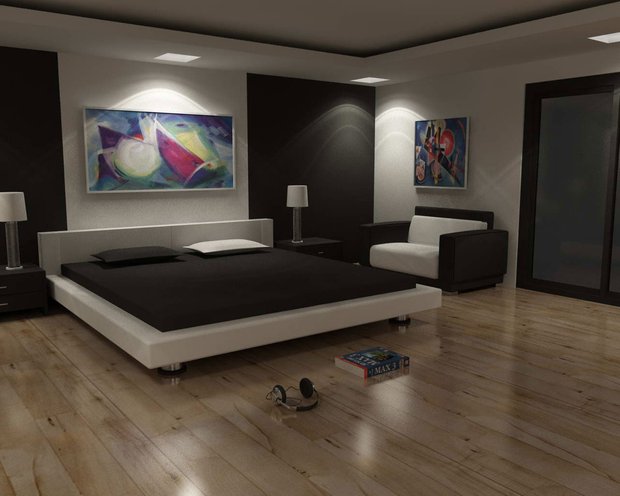 Фотография: Спальня в стиле Хай-тек, Интерьер комнат – фото на INMYROOM