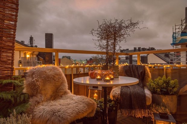 Фотография: Терраса в стиле Скандинавский, Эклектика, Декор интерьера, Квартира, Швеция, Стокгольм, 4 и больше, Более 90 метров – фото на INMYROOM