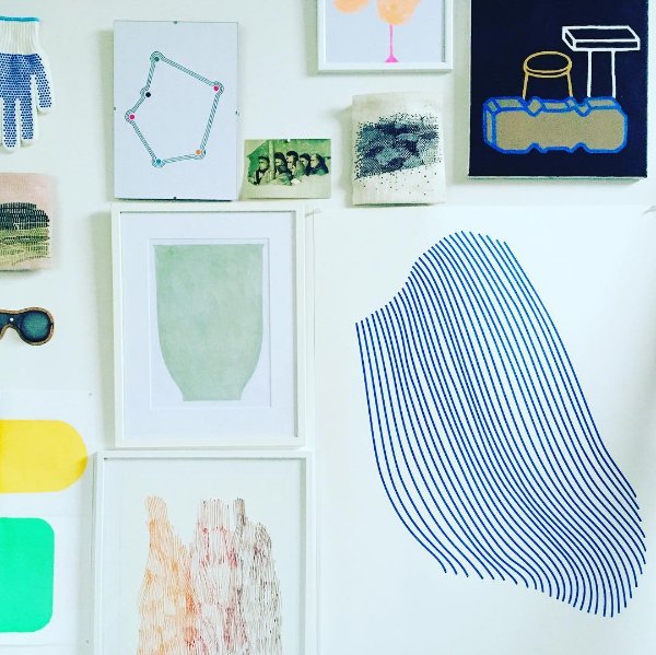 Стена в студии Пьера Шарпена. Фото: @teruhiro_yanagihara