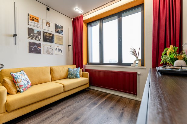 Фотография: в стиле , Квартира, Проект дня, Москва, 1 комната, 40-60 метров, эклектика с элементами винтажа – фото на INMYROOM