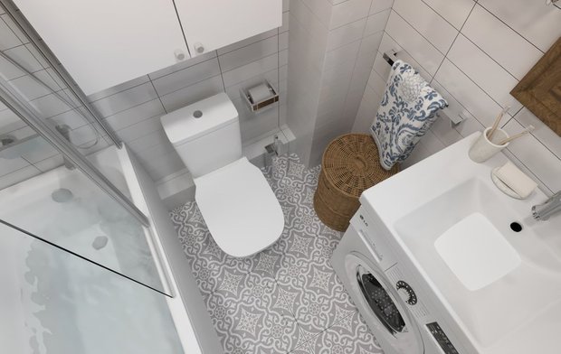 Фотография: Ванная в стиле Современный, Гид, Ольга Шаповалова, Мила Колпакова, Бюро «Общая Площадь», Анна Елина – фото на INMYROOM