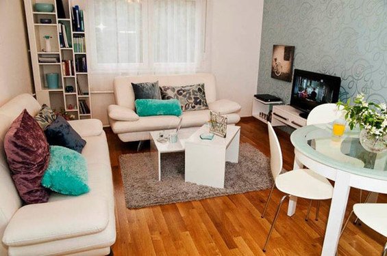 Фотография: Гостиная в стиле Современный, Скандинавский, DIY, Малогабаритная квартира, Квартира, Дома и квартиры – фото на INMYROOM
