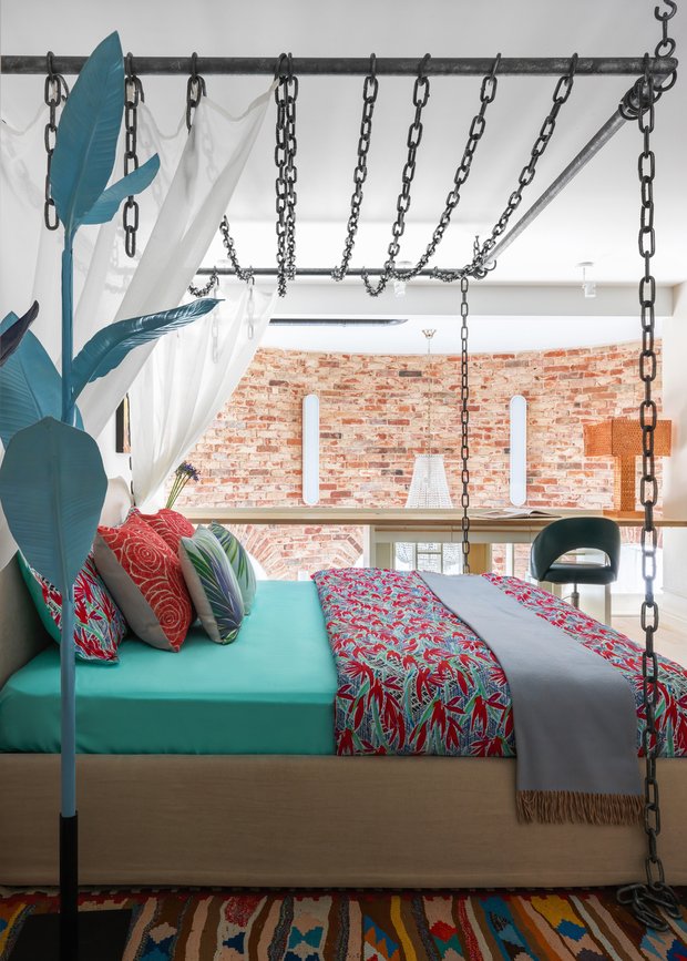 Фотография: Спальня в стиле Эклектика, Малогабаритная квартира – фото на INMYROOM