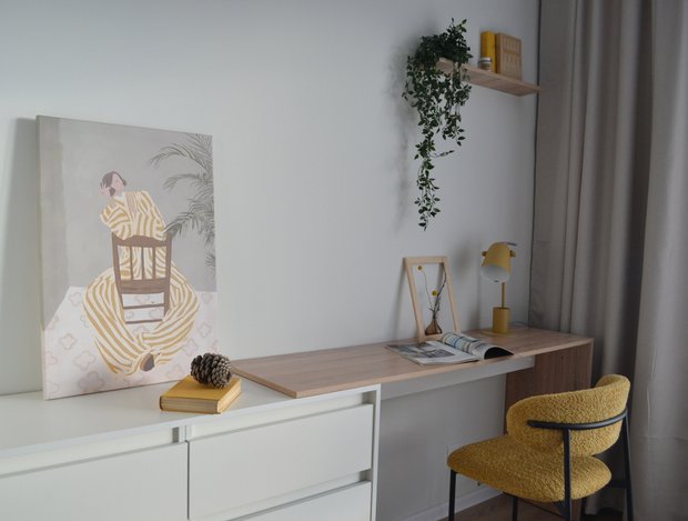 Фотография:  в стиле , Малогабаритная квартира, Студия, Советы, дизайн малогабаритки, до 40 метров, малогабаритки, тренды в дизайне 2025, фото интерьера, Евгения Спивак – фото на INMYROOM