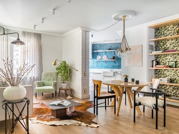 Фотография: Гостиная в стиле Современный, Проект недели – фото на INMYROOM