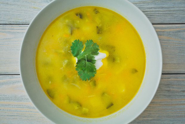 Фотография:  в стиле , Обед, Первое блюдо, Суп, Мясо, Картофель, Огурцы, Кулинарные рецепты, Варить, 2 часа, Готовит KitchenMag, Русская кухня  – фото на INMYROOM