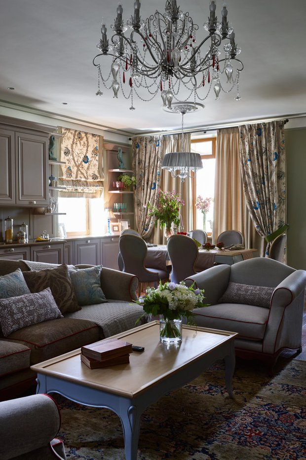 Фотография: Гостиная в стиле Классический, Кухня и столовая, Советы – фото на INMYROOM