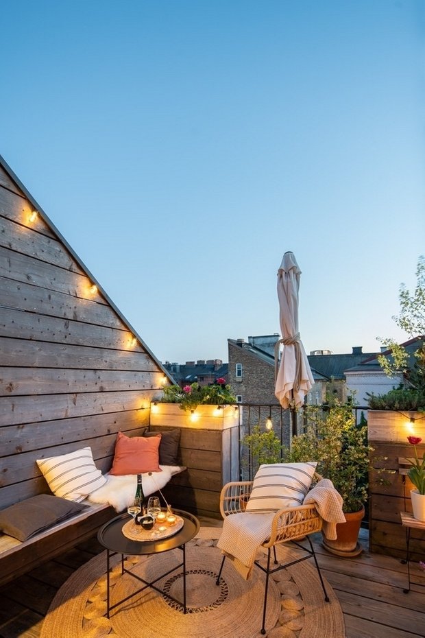 Фотография: Балкон в стиле Эко, Декор интерьера, Швеция, 2 комнаты – фото на INMYROOM