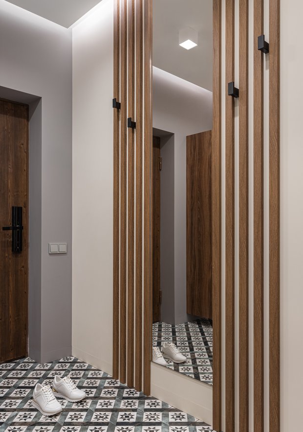 Фотография: Прихожая в стиле Современный, Квартира, Минимализм, Проект недели, Москва, 2 комнаты, 60-90 метров, Екатерина Жукова – фото на INMYROOM