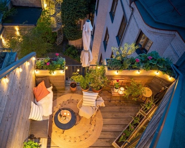 Фотография: Балкон в стиле Эко, Декор интерьера, Швеция, 2 комнаты – фото на INMYROOM