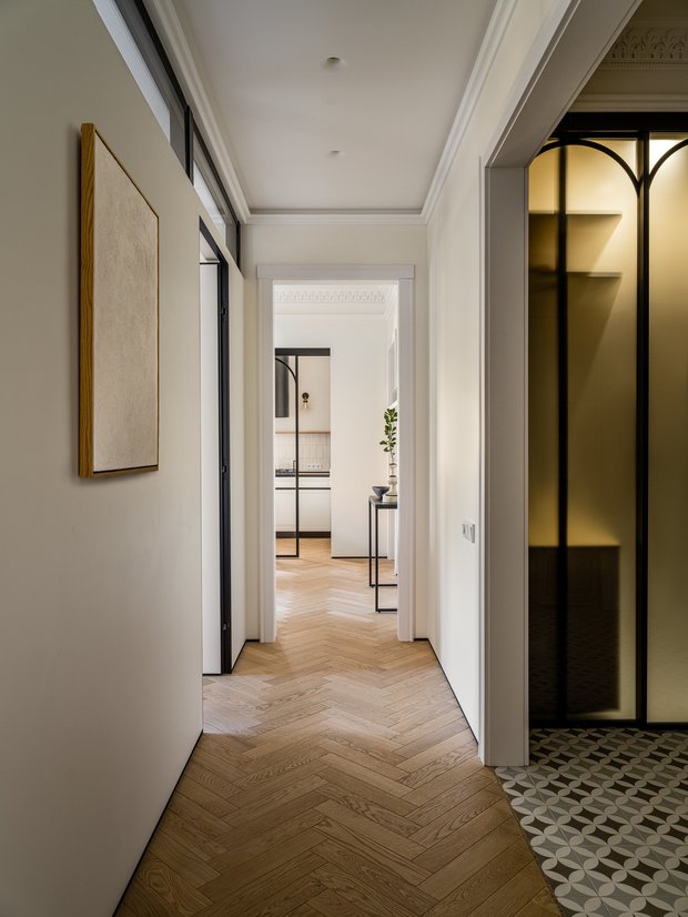 Фотография: Прихожая в стиле Современный, Квартира, Проект дня, Сталинка, 3 комнаты, 60-90 метров, Екатерина Любимкина – фото на INMYROOM