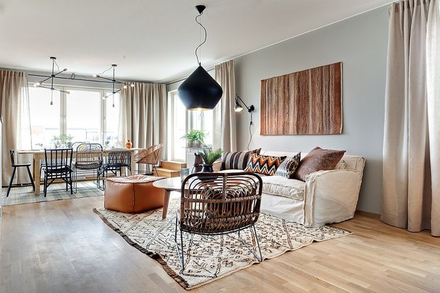 Фотография: Гостиная в стиле Скандинавский, Гид – фото на INMYROOM