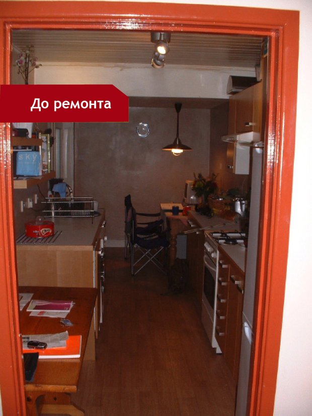 Фотография:  в стиле , Кухня и столовая, Современный, Декор интерьера, Малогабаритная квартира, Великобритания, Архитектура, Декор, Терраса, Советы, Белый, Проект недели, Перепланировка, Переделка, Ремонт на практике – фото на INMYROOM