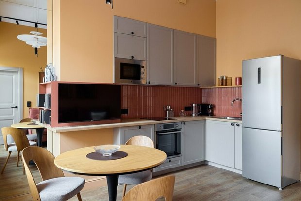 Фотография:  в стиле , Кухня и столовая, Гостиная, Советы – фото на INMYROOM