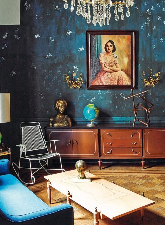 Фотография: Гостиная в стиле Эклектика, Декор и DIY, Дом, Аксессуары, Мебель и свет – фото на INMYROOM