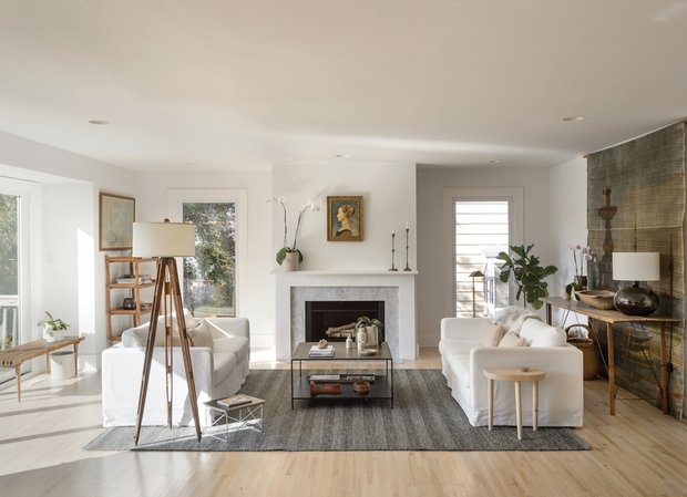 Фотография: Гостиная в стиле Скандинавский, Декор интерьера, до и после – фото на INMYROOM