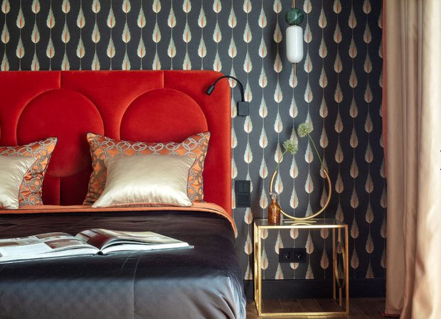 Фотография: Спальня в стиле Современный, Ремонт на практике, как поклеить обои, обои в интерьере – фото на INMYROOM