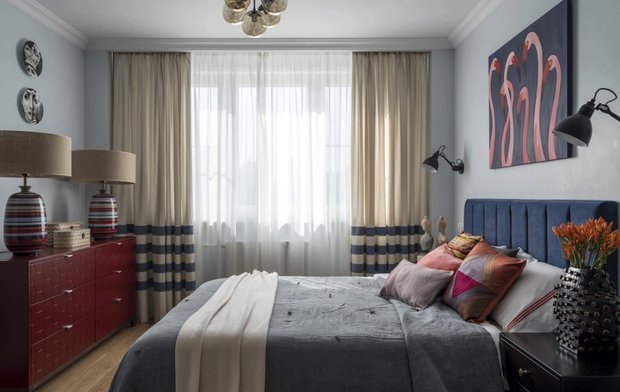 Фотография: Спальня в стиле Современный, Гид, Ольга Шаповалова, Мила Колпакова, Бюро «Общая Площадь», Анна Елина – фото на INMYROOM