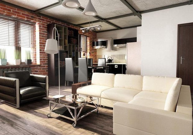 Фотография: Гостиная в стиле Лофт, Советы – фото на INMYROOM