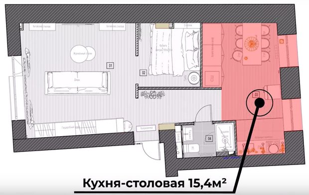 Фотография:  в стиле , Кухня и столовая, Переделка, Вероника Любош – фото на INMYROOM