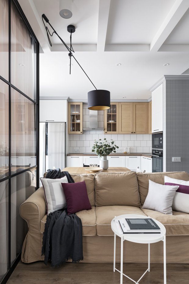 Фото: Style, Кухня и столовая, Гостиная, Contemporary, Apartment, Advice, Merra Architects - фото на INMYROOM