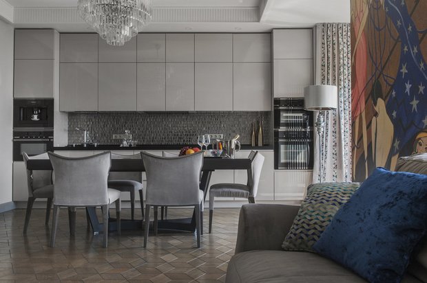 Фотография:  в стиле , Кухня и столовая, Гостиная, Советы – фото на INMYROOM