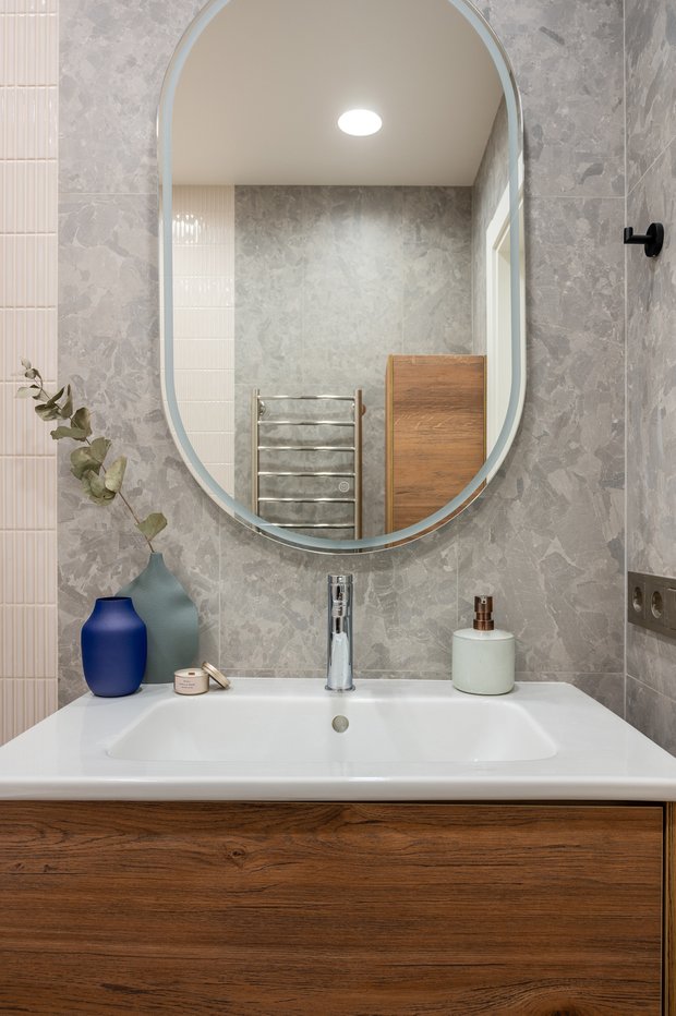 Фотография:  в стиле , Квартира, Переделка, дизайн трешки в панельном доме, 3 комнаты, 60-90 метров, ремонт панельки – фото на INMYROOM