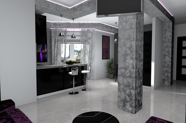 Фотография:  в стиле , Кухня и столовая, Гостиная, Советы – фото на INMYROOM