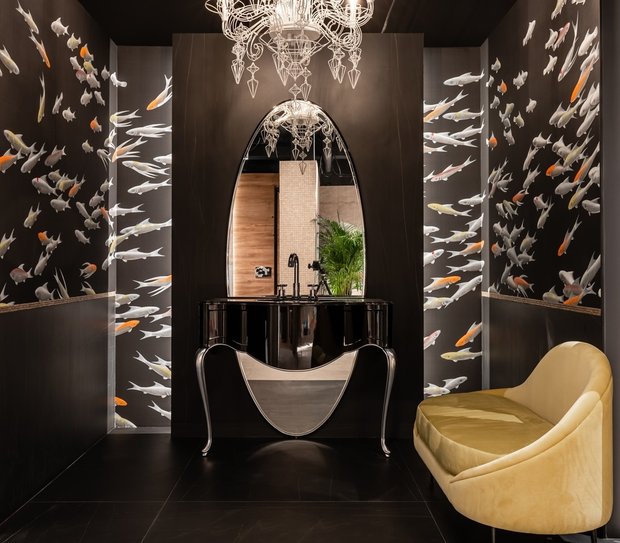 Дизайн: Татьяна Горшкова, интерьер в салоне Globus Ceramica