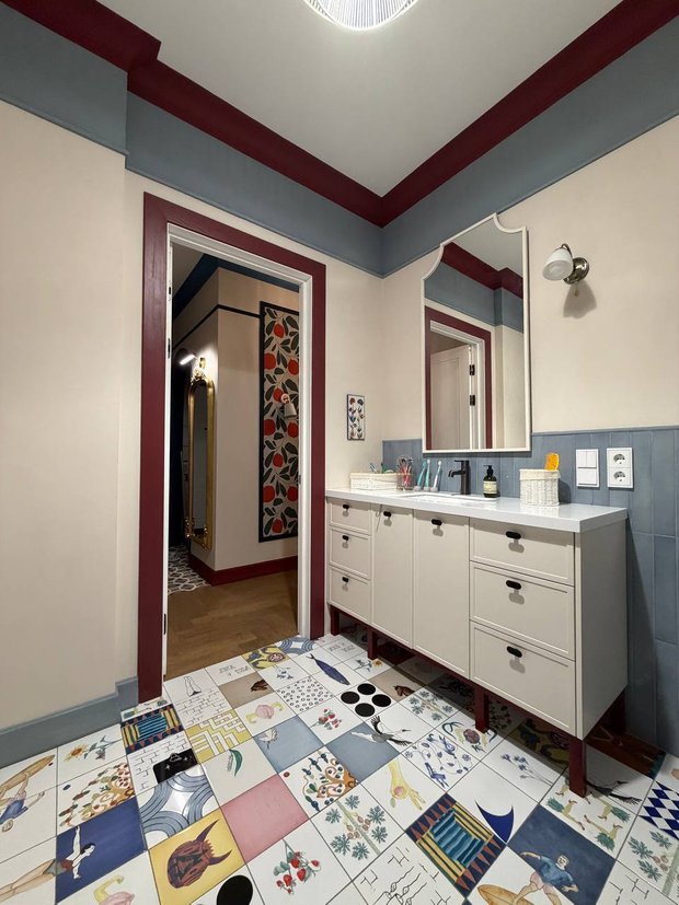 Фотография:  в стиле , Квартира, Ремонт на практике, 4 и больше, Алматы, эклектика с элементами современного и винтажного стиля – фото на INMYROOM