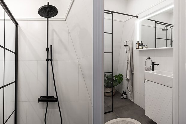 Фотография: Ванная в стиле Скандинавский, Минимализм, Декор интерьера, Квартира, Швеция, 4 и больше, Более 90 метров, Вестерос – фото на INMYROOM