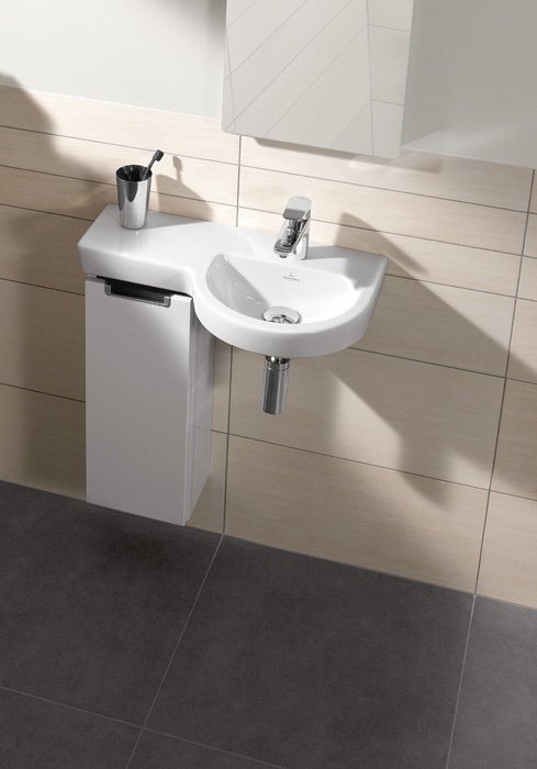 Фотография:  в стиле , Ванная, Советы, Villeroy & Boch, дизайн ванной комнаты, дизайн маленького санузла, Thomas Kannengiesser, SupraFix, Direct Flush, Soft Closing System, TitanCeram, Octagon, antibac, CeramicPlus – фото на INMYROOM
