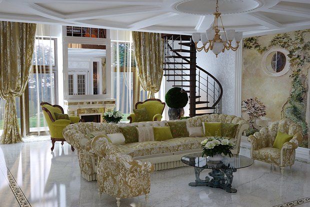 Фотография: Гостиная в стиле Классический, Кухня и столовая, Советы – фото на INMYROOM